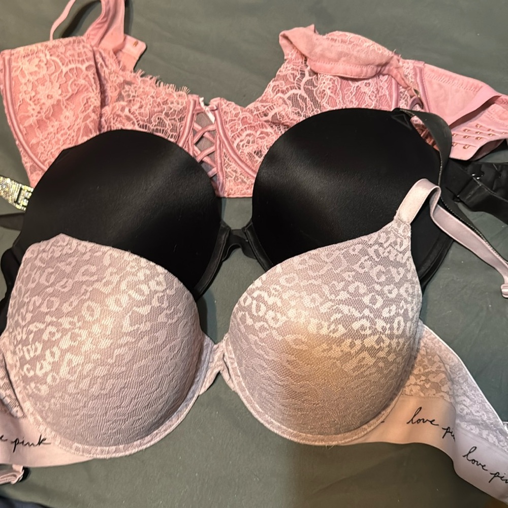 Victoria Secret and one Pink Bras